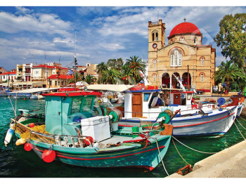 Пазли картонні 1500 елементів серія 3 Pictorial Greek Islands, Danko Toys