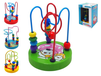 Деревяна іграшка Лабіринт на дроті 11 см. Tree Toys MD 0810