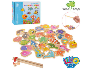 Деревянная игрушка Рыбалка магнитная. Tree Toys MD 1664