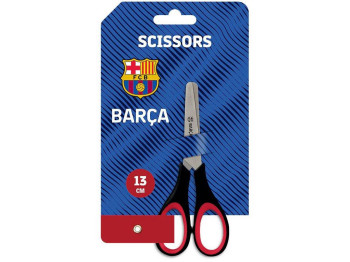Ножницы детские с резиновыми вставками, 13см FC Barcelona, ​​Kite