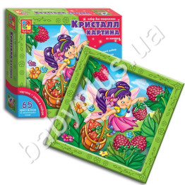 Набір для творчості Кристал картина Фея, Vladi Toys