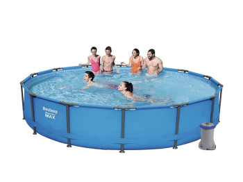 Бассейн каркасный круглый Steel Pro MAX. Bestway 56595
