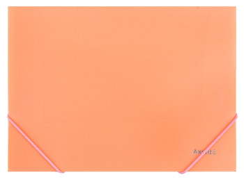 Папка на гумках персикова А5+. Pastelini. Axent 1514-42/1-A