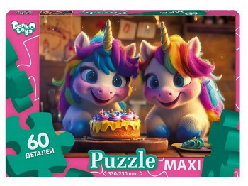 Пазлы 60 элементов Maxi, Danko Toys