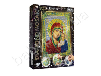 Набір для творчості DIAMOND MOSAIC Божа Матір, Казанська великий, Danko Toys