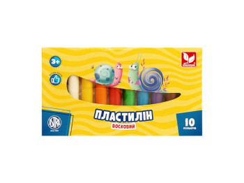 Пластилин круглый, 10 цветов
