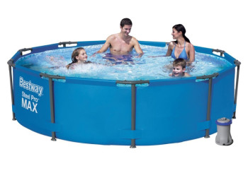 Бассейн каркасный круглый Steel Pro MAX. Bestway 56408