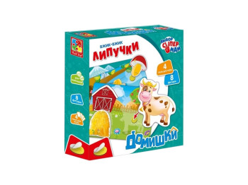 Игра с липучками Домишки. Vladi Toys VT1302-24