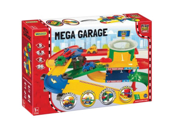 Play Tracks Garage – гараж с трассой. Wader 53140