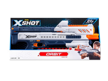 Быстрострельный игрушечный бластер X-Shot EXCEL CHAOS New Orbit 24 шарика. Zuru 36281R