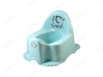 Горшок ЕСО-Слоник бирюзовый. Tega Baby SL-001-140