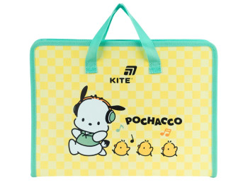 Папка-портфель на блискавці Pochacco, А4, 1 відділення, Kite