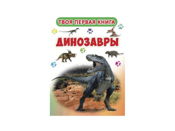 Книга-картона А-4 Твоя первая книга. Динозавры. Crystal Book F00015348