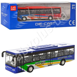 Автобус металевий інерційний 12 см. 632-34