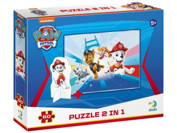 Пазл с фигурой Paw Patrol. 60 элементов. DoDo 200165