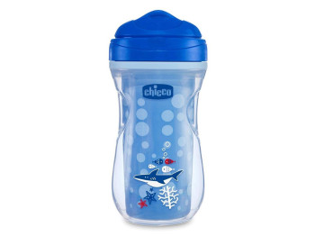 Чашка пластиковая для питья синяя Active Cup, Chicco