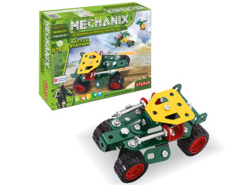 Конструктор металевий військова техніка Mechanix, 95 деталей, 9 моделей, ZEPHYR