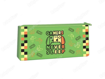 Пенал-косметичка силиконовый Gamers never sleep, Kidis 13072
