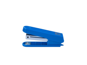 Степлер пластиковый глянцевый, 10 листов, встроенный дестеплер