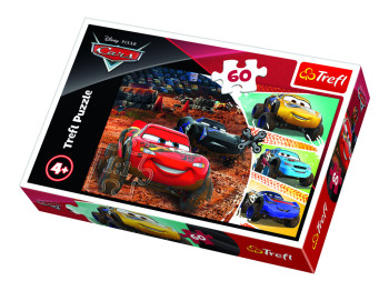 Пазл Trefl Cars Молния МакКуин и друзья, 60 деталей