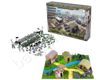 Детский набор солдатиков Военная база. Colorplast 1-050