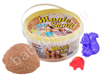 Кинетический песок Magic sand - светится в темноте, классический, Strateg
