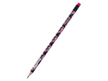 Олівець графітний, твердість грифеля HB, Floral Black, Axent