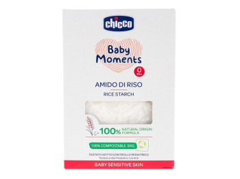 Крохмаль рисовий для чутливої шкіри Baby Moments 250 грам. Chicco 10239.00