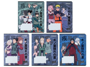 Зошит у клітинку 12 аркушів, Naruto Shippuden (ціна за 1шт)