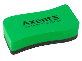 Губка магнитная для досок Wave зеленая 15x6x2,1 см. Axent 9804-05-A