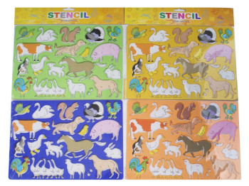 Трафарет для творчества STENSIL 26.5x18.5 см. AIHAO CS3020-9