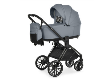 Коляска универсальная 2в1EL Camino Prestige ME 1124-3 Frost Gray, серая
