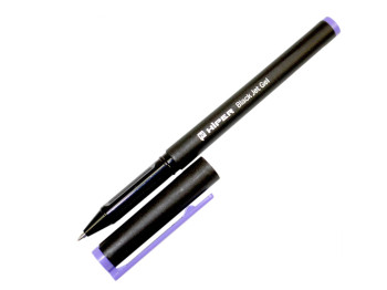 Ручка гелевая фиолетовая Black Jet Gel. Hiper HG-155
