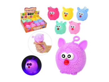 Игрушка ежик-антистресс со светом, микс видов, (цена за 1шт)