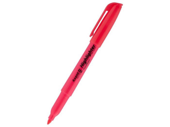 Маркер клиновидный Highlighter Delta, розовый, линия 2-4 мм, Axent