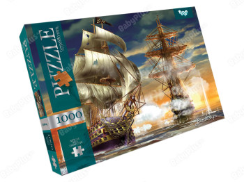 Пазли Battle ships, 1000 елементів, Danko Toys