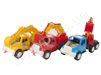 Машинка Дампер экскаватор. Kinderway KW-13-002-1