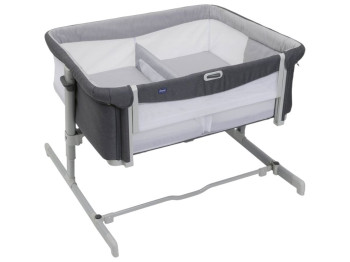 Детская приставная кроватка для двойни Next2Me Twins, Chicco