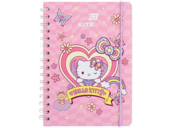 Блокнот А5 на спирали Hello Kitty, Kite HK26-190-1, клетка, 80 листов