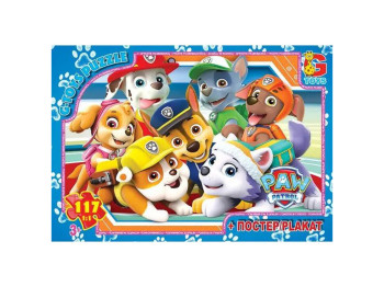 Пазли картонні Paw Patrol, 117 елементів, G-Toys