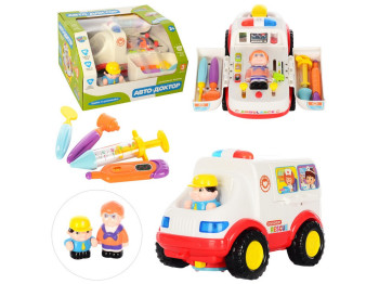 Машинка Игровой набор доктора Скорая помощь. Limo Toy 836 Уценка