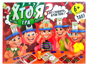 Настільна гра велика ХТО Я, Danko Toys
