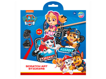Набор для творчества Скретч-наклейки Paw Patrol, Moxy 723450