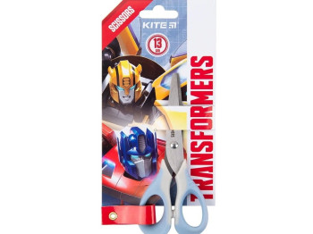 Ножницы детские с резиновыми вставками Transformers 13см. Kite TF23-016