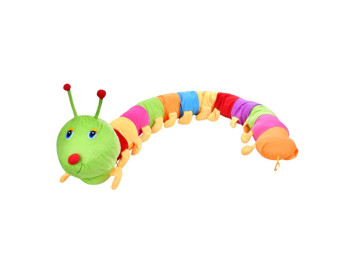 Игрушка мягкая подушка Гусеница MP 2347-4, 190 см, текстиль, Limo Toy