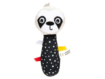Игрушка сенсорная с пищалкой BabiesBoo Линивец, 22 см, издает звуки, Canpol Babies
