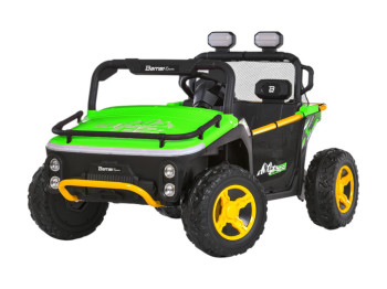 Електромобіль джип M 6282EBLR-5, 24V, 2×65W, Bluetooth, USB, EVA колеса, зелений, Bambi Racer