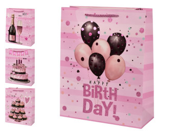 Пакет подарунковий паперовий S Haррy birthday 18х23х10см, R98469-S
