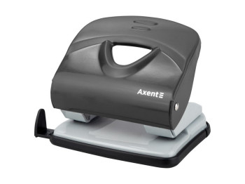 Діркопробивач Exakt-2 металевий на 30 аркушів чорний. Axent 3930-01-A