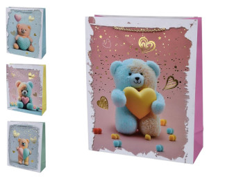 Пакет подарунковий паперовий L With Love 30х41.5х12см, R95483-L